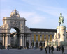 Formerly Ribeira Palace, now rebuilt as Lisbon's commercial center