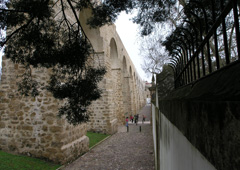 The 16th century Sao Sebastiao (Saint Sebastian) aqueduct